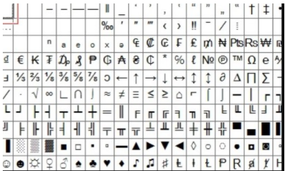 Kí tự đặc biệt dấu chấm hỏi trong ô vuông
